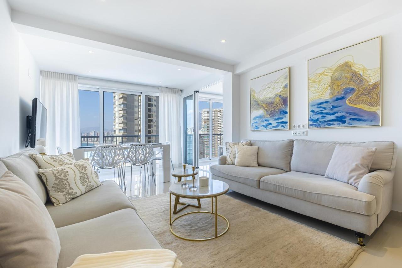Halcon Deluxe 5-A Apartment Benidorm Bagian luar foto